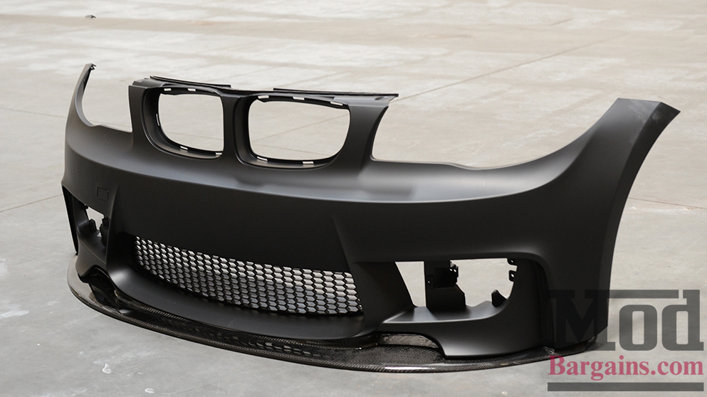 Carbon Fiber 1M Front Lip Splitter for 1M Bumper 200812 BMW 1Series [E82]